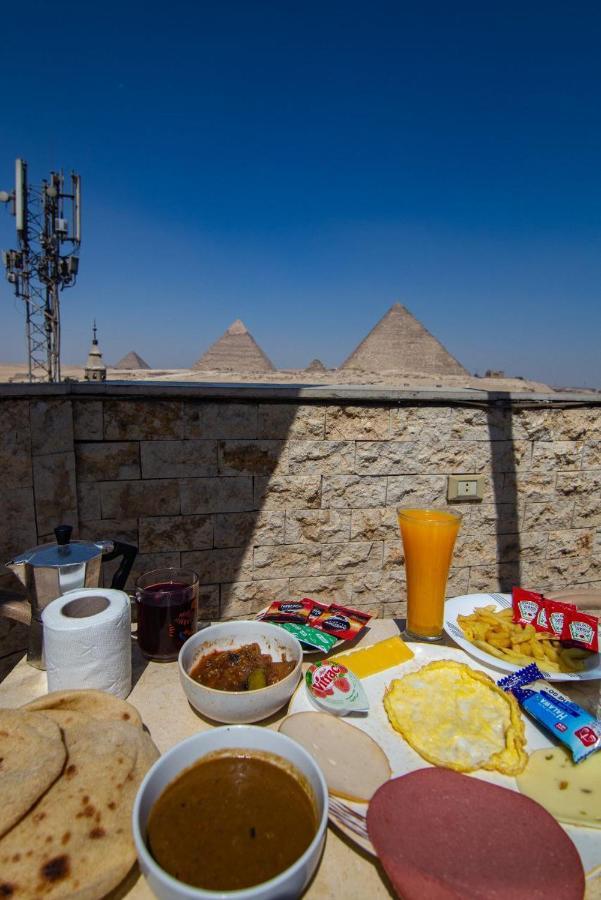 Imhotep Pyramids View Inn Kafrat al Jabal Exterior foto