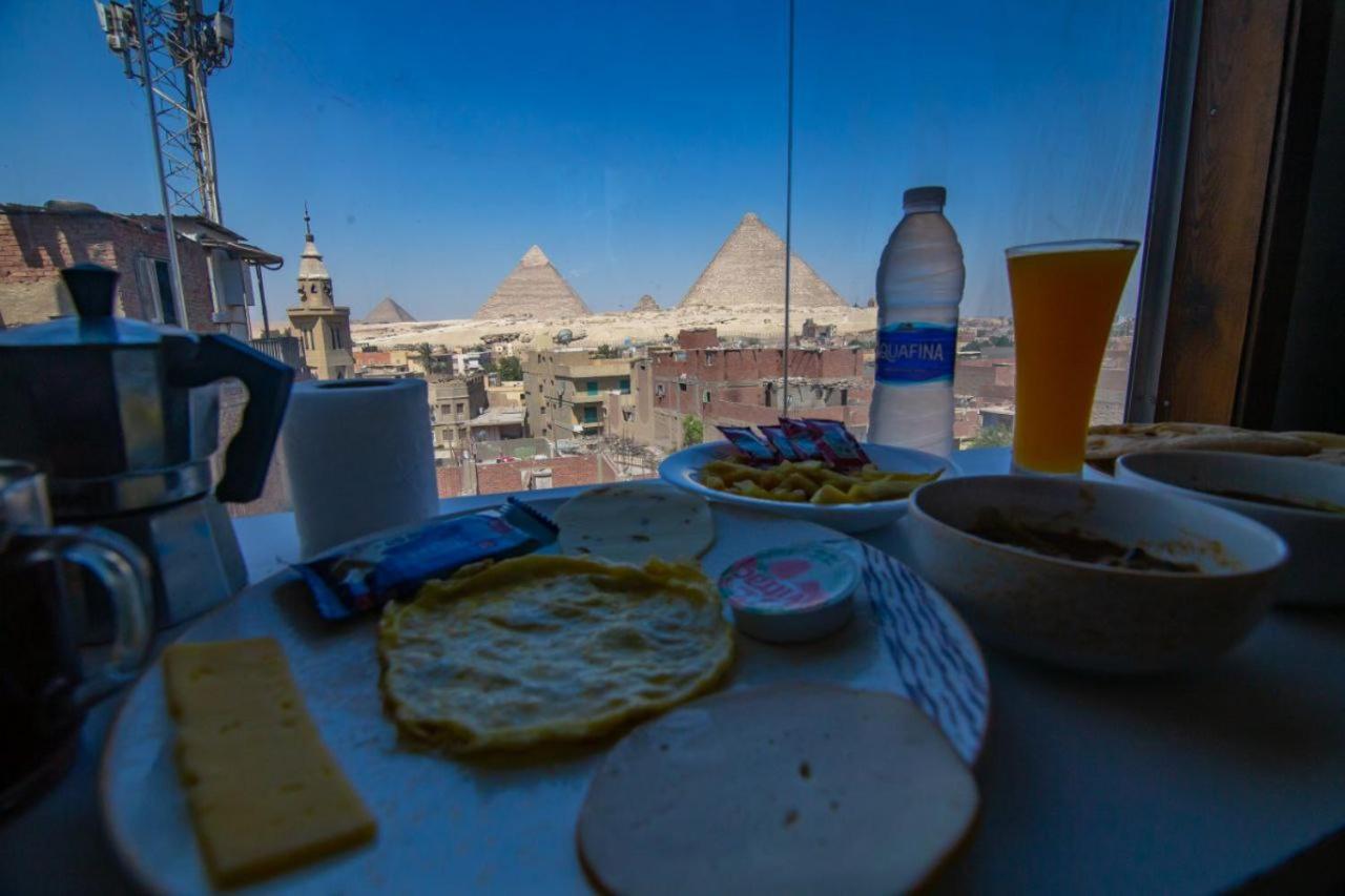 Imhotep Pyramids View Inn Kafrat al Jabal Exterior foto
