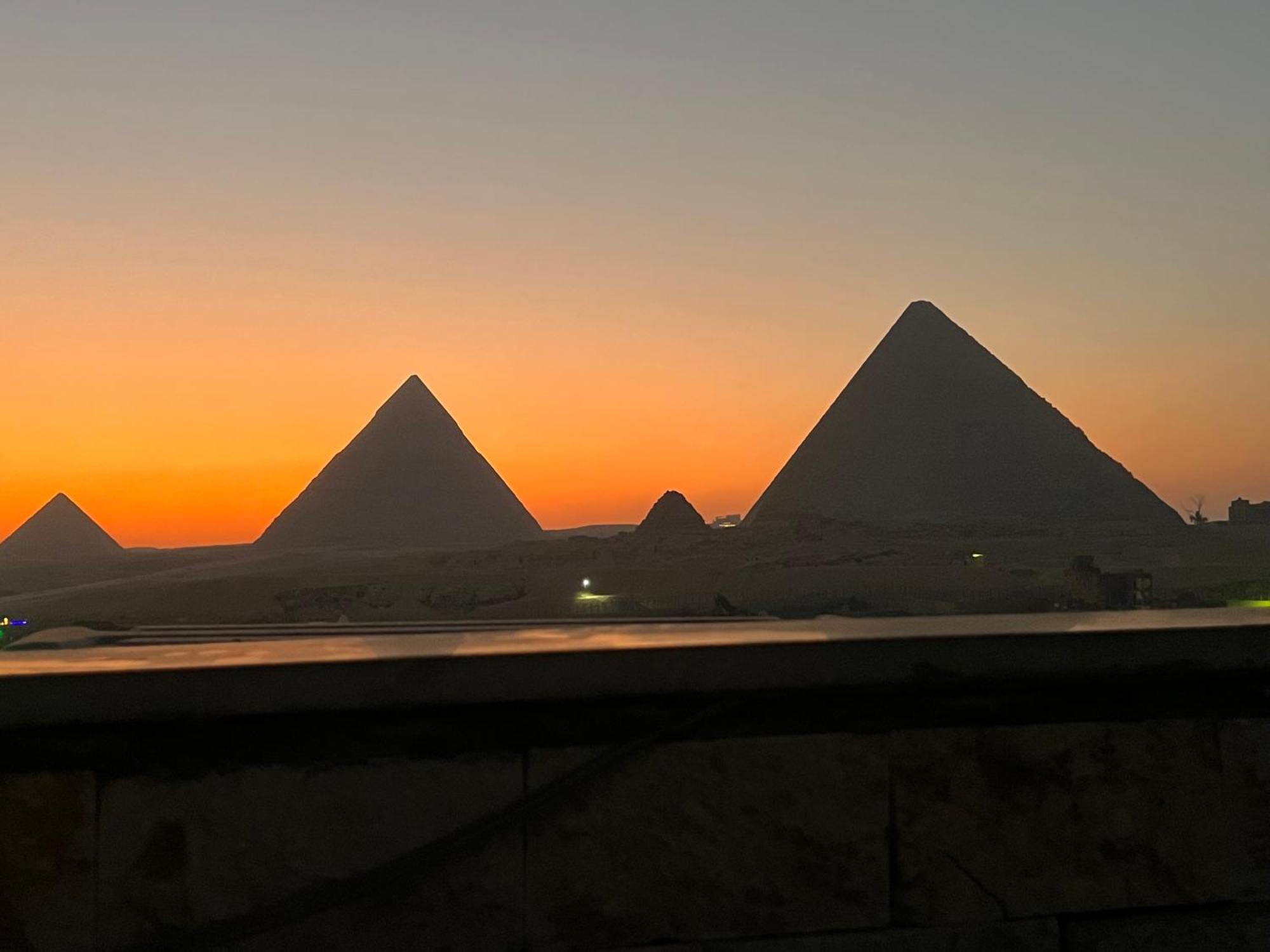 Imhotep Pyramids View Inn Kafrat al Jabal Exterior foto